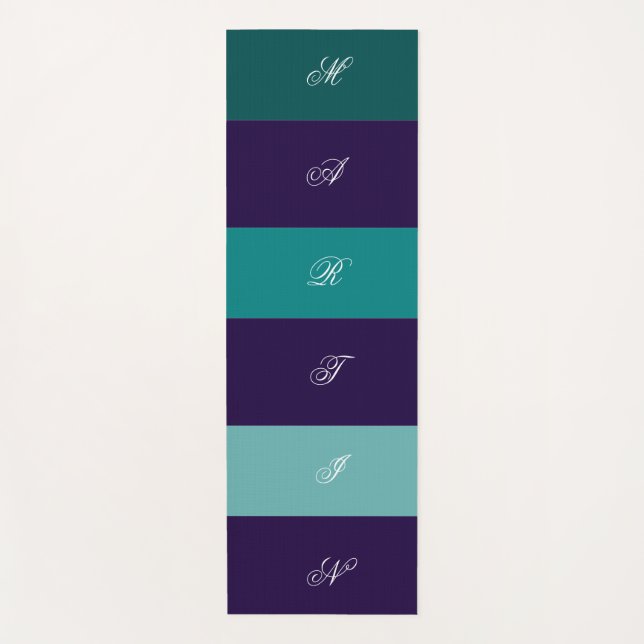Aesthetic Customisable Yoga Mat  (Front)