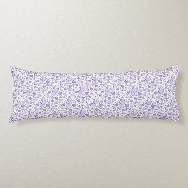 "Aesthetic Cute Purple" Body Cushion (Front)