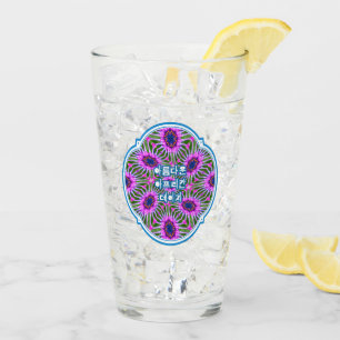 Aesthetic Daisy Pattern Glass