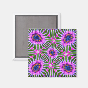 Aesthetic Daisy Pattern Magnet