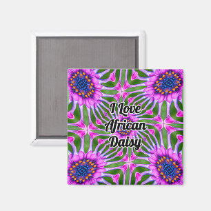 Aesthetic Daisy Pattern Magnet