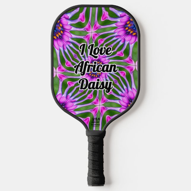 Aesthetic Daisy Pattern Pickleball Paddle (Front)