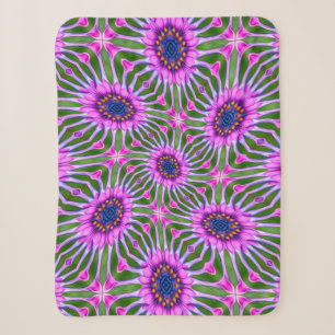 Aesthetic Daisy Pattern Sherpa Blanket