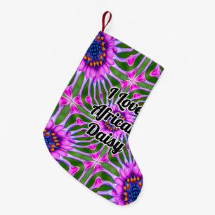 Aesthetic Daisy Pattern Small Christmas Stocking