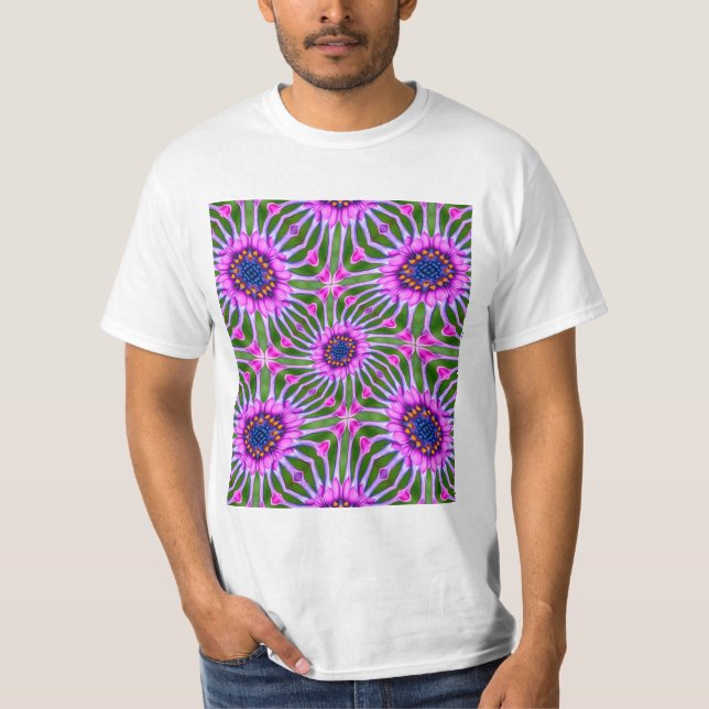 Aesthetic Daisy Pattern T-Shirt (Front)