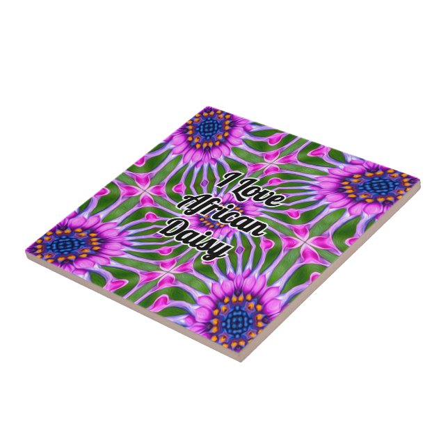 Aesthetic Daisy Pattern Tile (Side)
