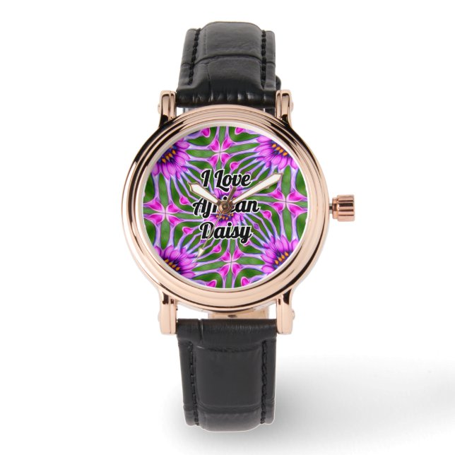 Aesthetic Daisy Pattern Watch (Front)
