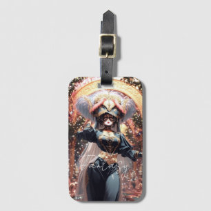 Aesthetic / Dark Fantasy Girl Luggage Tag