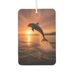 Aesthetic Dolphin Ocean Sunset Dolphin Lover Car Air Freshener