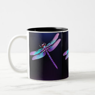 Aesthetic dragonfly tea mug