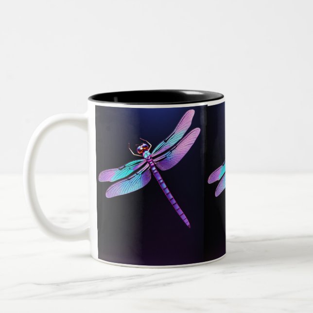 Aesthetic dragonfly tea mug (Left)