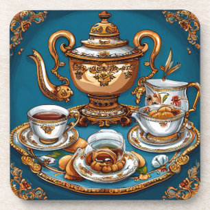 Aesthetic Drink Coaster Cosy Tea Lover Gift Idea