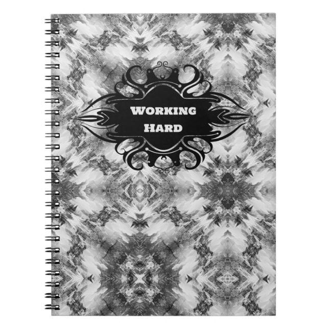 Aesthetic Elegant Abstract Ethnic Notebook (Front)
