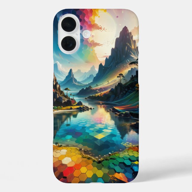 Aesthetic Fantasy Landscape Case-Mate iPhone Case (Back)