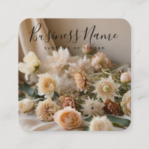Aesthetic floral Chic Boho Business Card