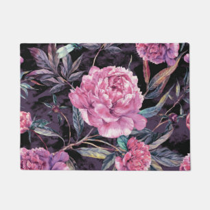 Aesthetic floral  doormat