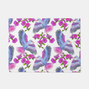 Aesthetic floral  doormat