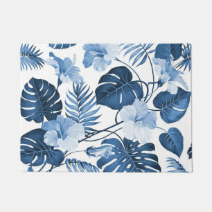 Aesthetic floral doormat