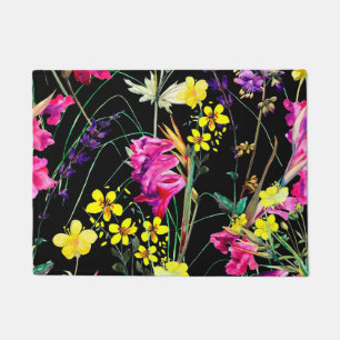 Aesthetic floral  doormat