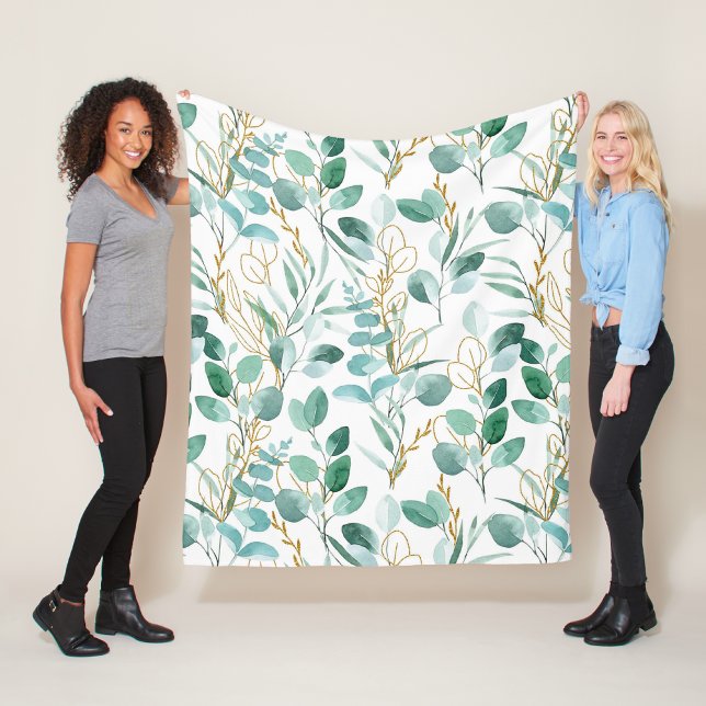 Aesthetic floral  fleece blanket (Creator Uploaded)