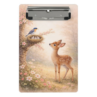 Aesthetic Floral Nature Clipboard | Soft Pastel 