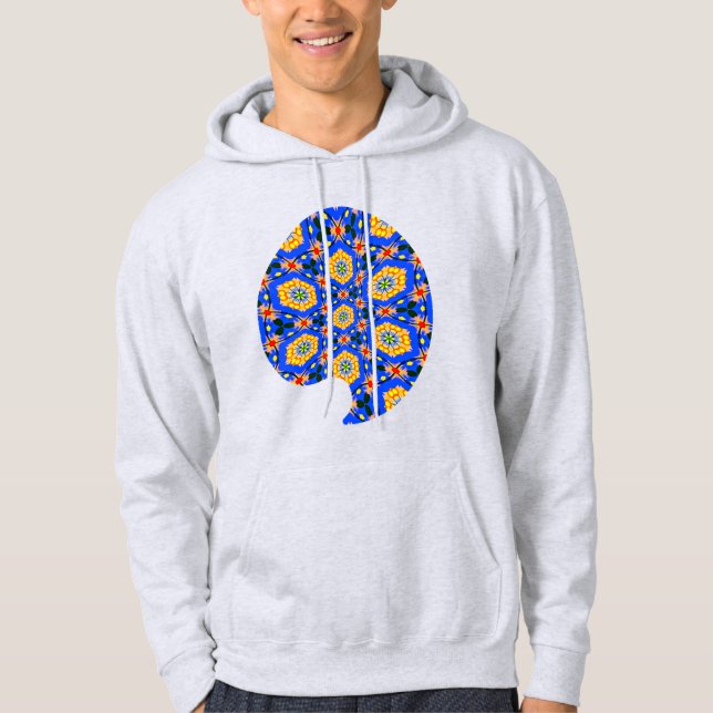 Aesthetic Floral Pattern Hoodie (Front)