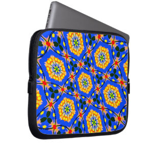 Aesthetic Floral Pattern Laptop Sleeve
