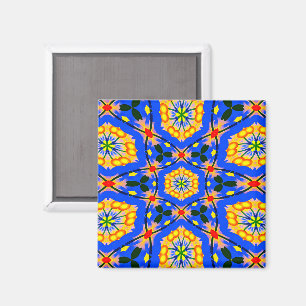 Aesthetic Floral Pattern Magnet