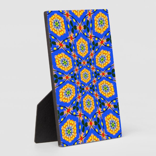 Aesthetic Floral Pattern Plaque (Side)