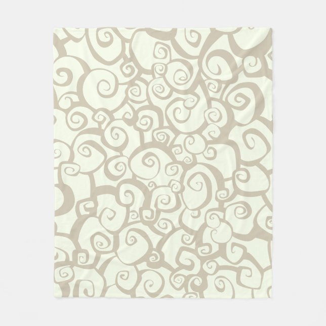 Aesthetic Floral Pattern Throw Blanket (Front)