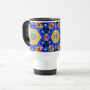 Aesthetic Floral Pattern Travel Mug