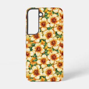 Aesthetic Floral Soft Spring Flower Design Samsung Galaxy Case