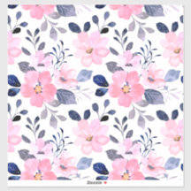 Aesthetic Floral Sticker | Minimal Design