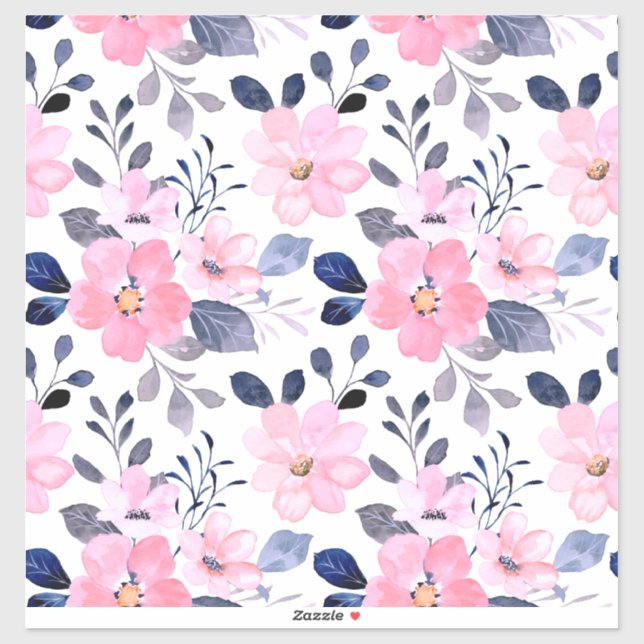 Aesthetic Floral Sticker | Minimal Design (Sheet)