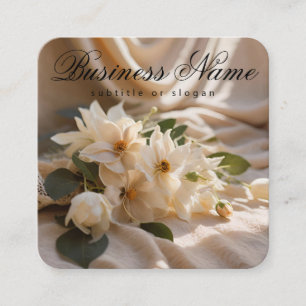 Aesthetic floral Sunny Boho Business Card