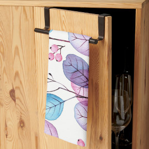 Aesthetic floral  tea towel