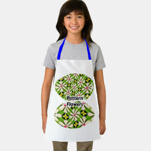 Aesthetic Flowers Pattern Apron