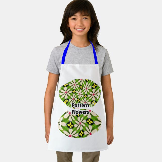Aesthetic Flowers Pattern Apron (Insitu)