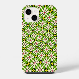 Aesthetic Flowers Pattern iPhone 14 Case