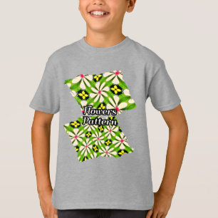Aesthetic Flowers Pattern T-Shirt