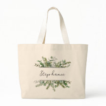 Aesthetic Fresh Greenery Personalise Name