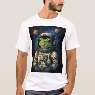 Aesthetic frog Astronaut T-Shirt