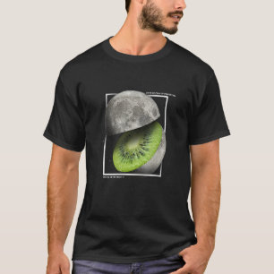 Aesthetic Fruit Slice Moon Kiwi No Fear Of Perfect T-Shirt