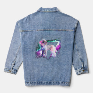 Aesthetic Galaxy Lagotto Romagnolo  Denim Jacket
