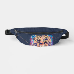 Aesthetic Gemini Anime Custom Fanny Pack