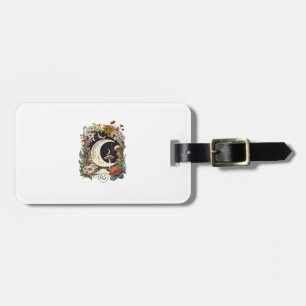Aesthetic Goblincore And Cottagecore Mushroom Drea Luggage Tag