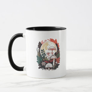 Aesthetic Goblincore And Cottagecore Mushroom Gent Mug
