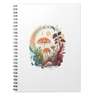 Aesthetic Goblincore And Cottagecore Mushroom Meme Notebook