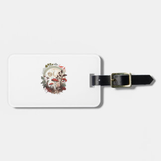 Aesthetic Goblincore And Cottagecore Mushroom Mini Luggage Tag