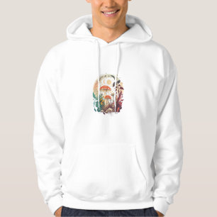Aesthetic Goblincore And Cottagecore Mushroom Tren Hoodie